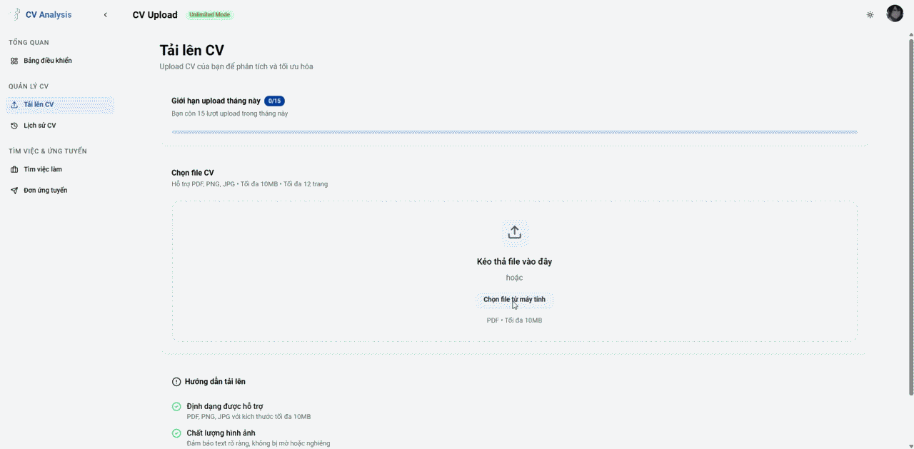 Demo SmartCV